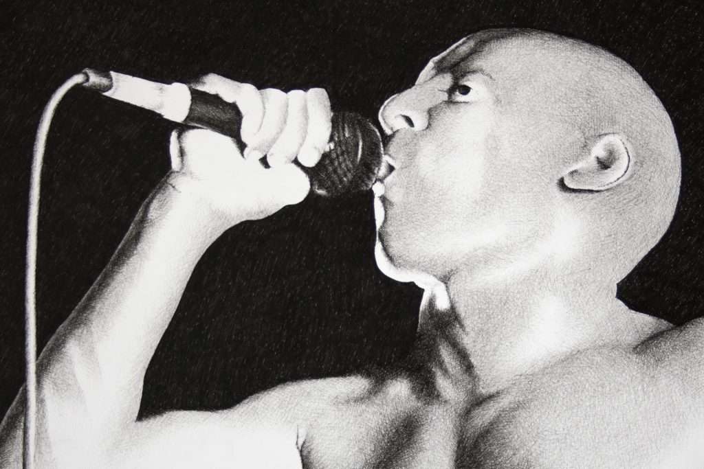 Maynard James Keenan portrait close up