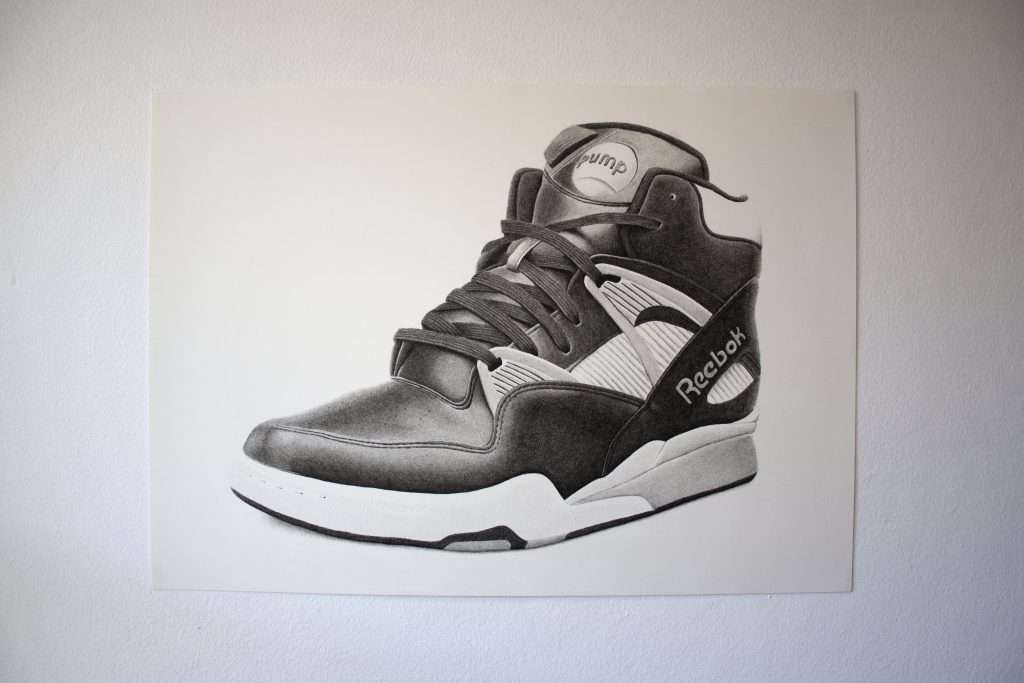 Reebok Pump drawing