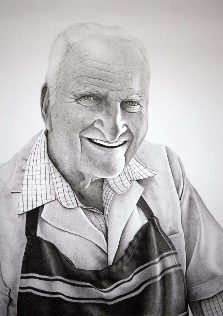 Portrait of Ted the butcher
