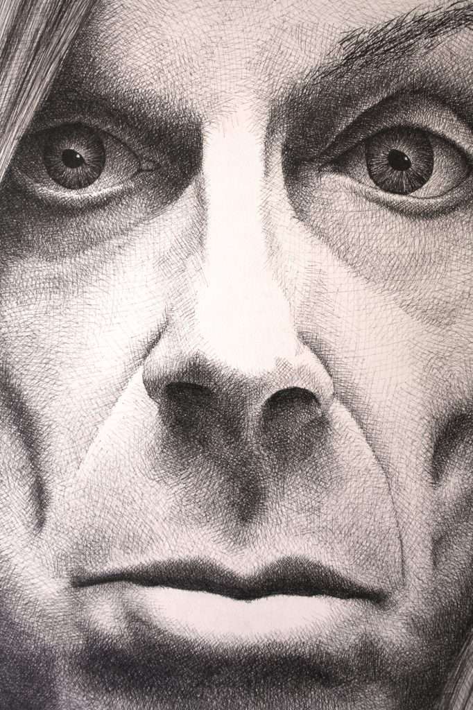 Iggy Pop drawing