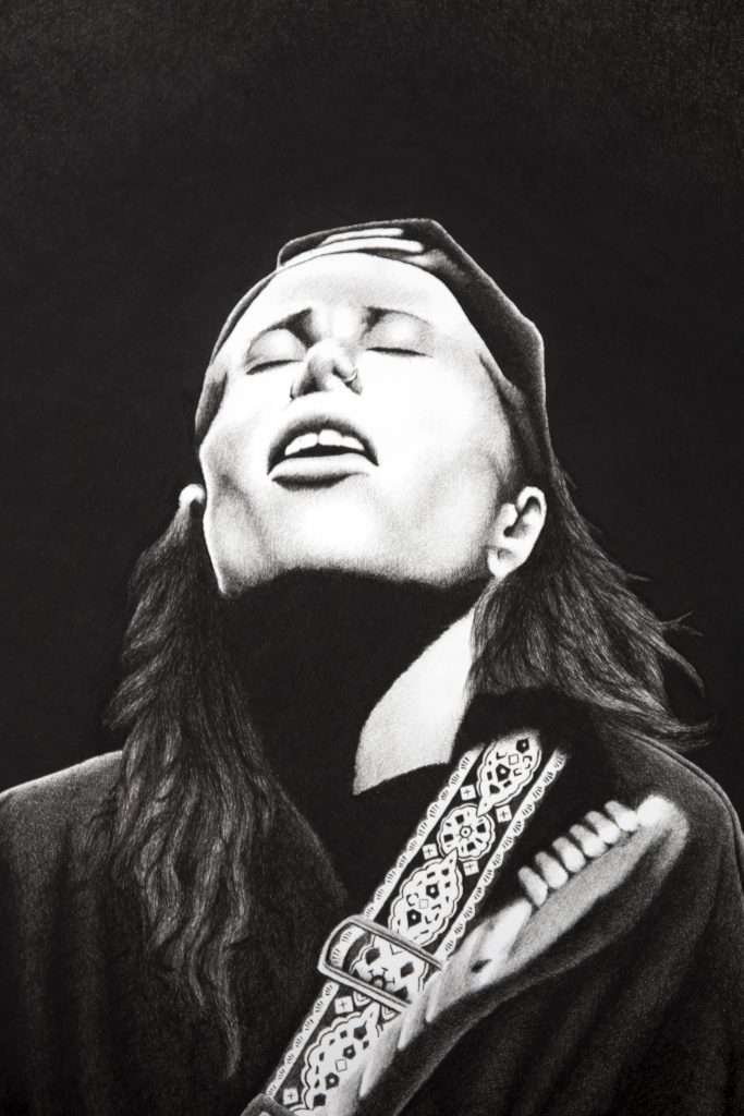 Tash Sultana drawing