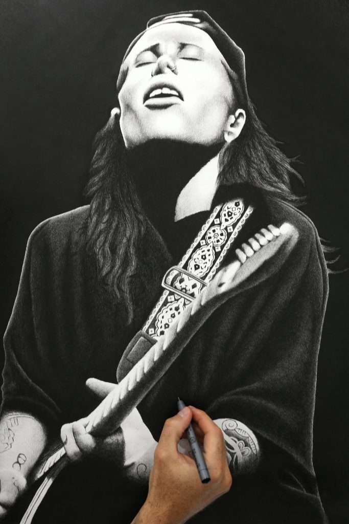 Tash Sultana Drawing