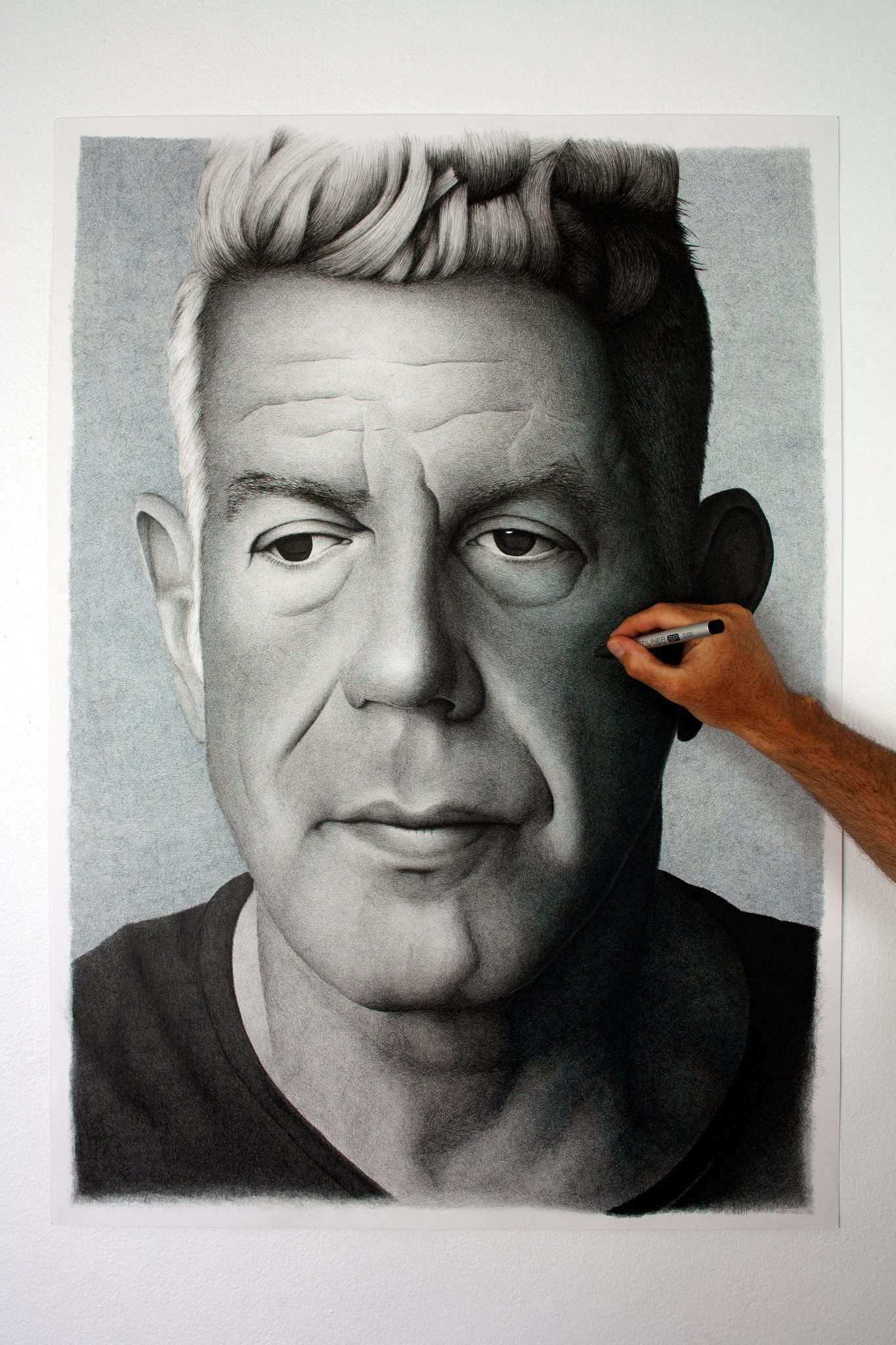 Anthony Bourdain portrait