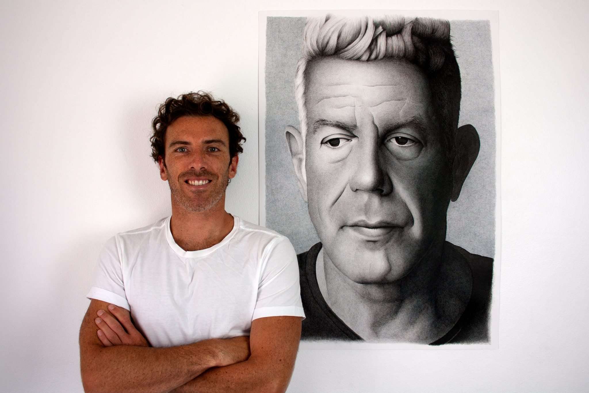 Anthony Bourdain portrait