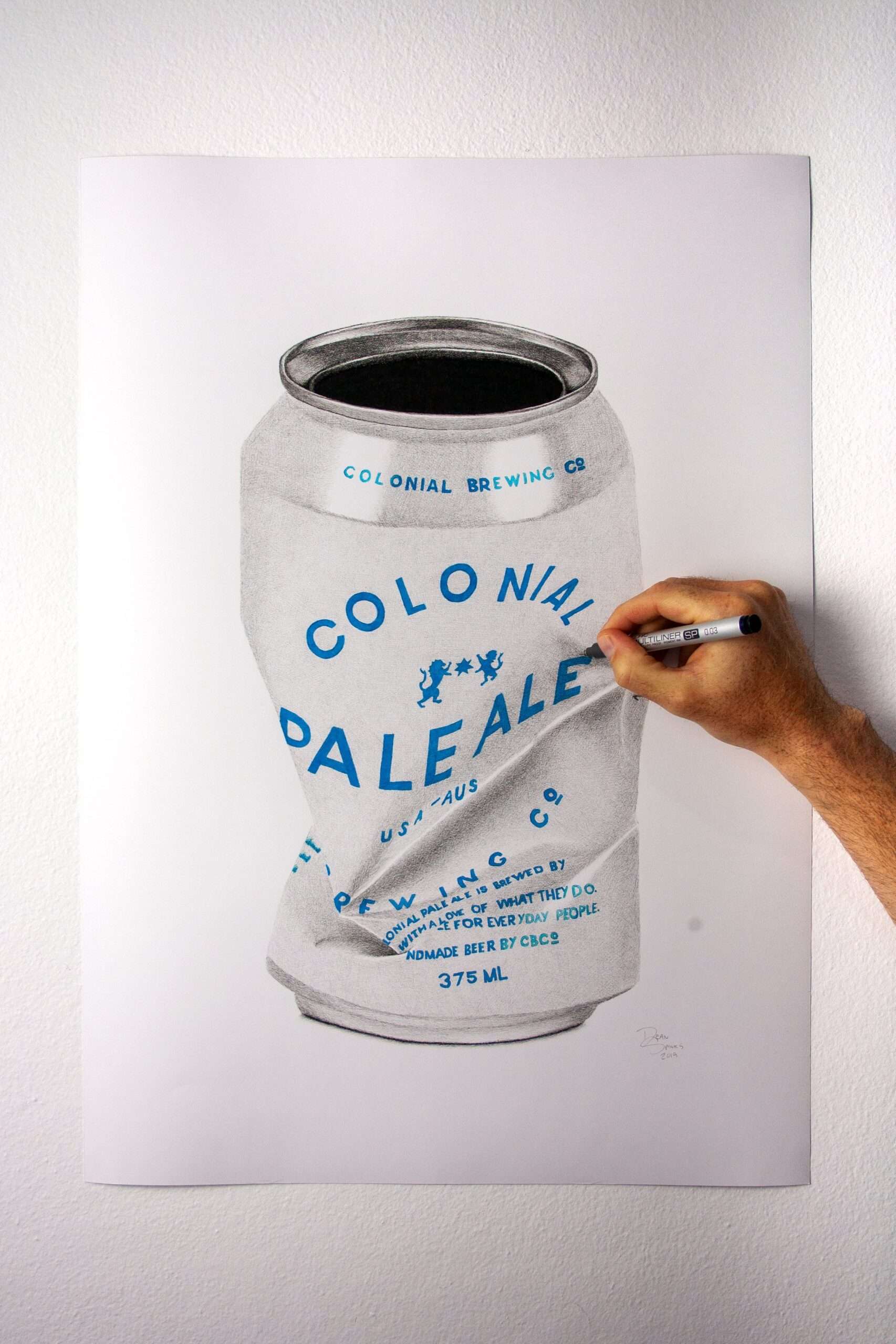 Colonial Pale Ale Tinnie | Original Artwork
