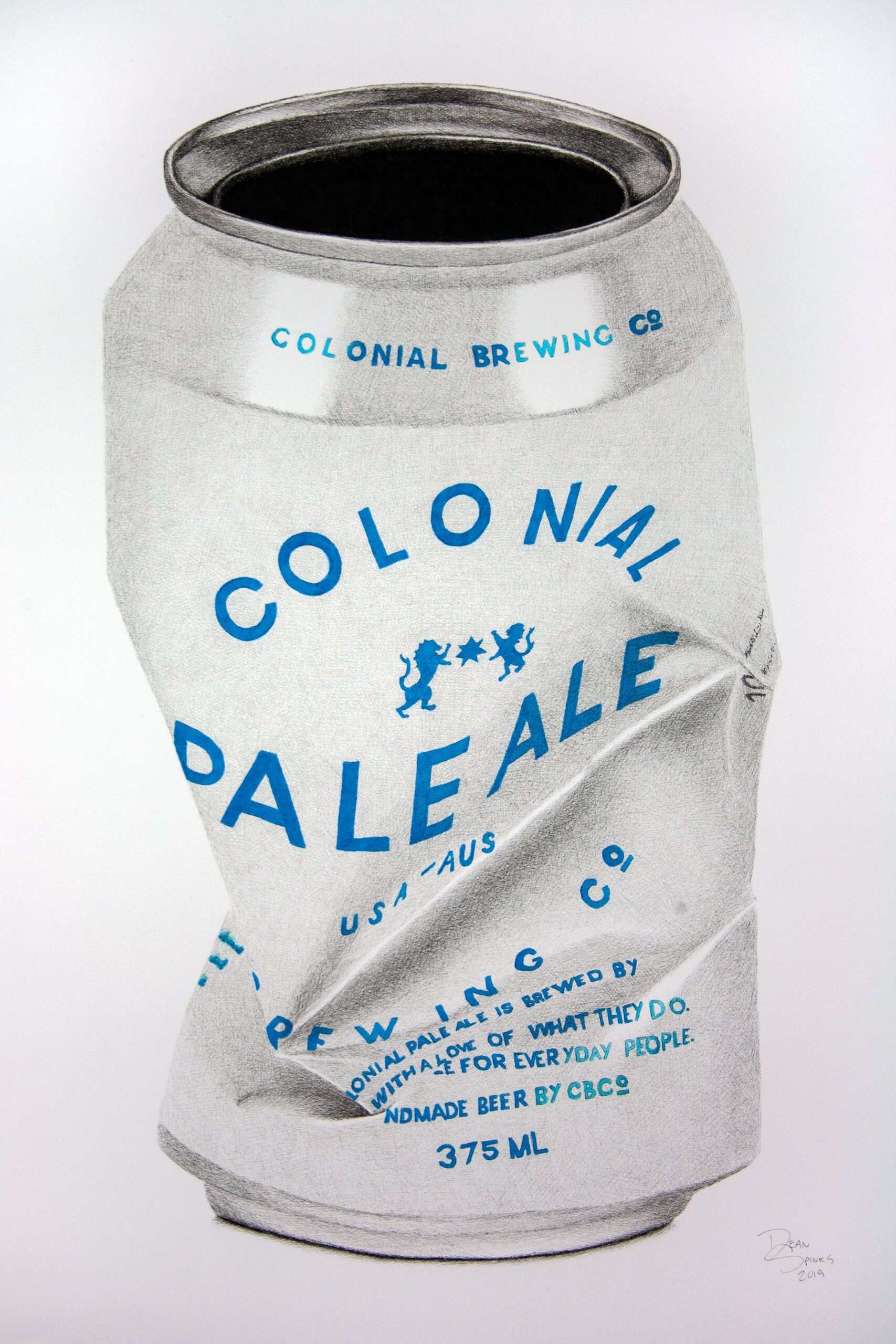 Colonial Brewing Co. Beer Can Art Print – Australian Craft Beer Artwork - Image 2