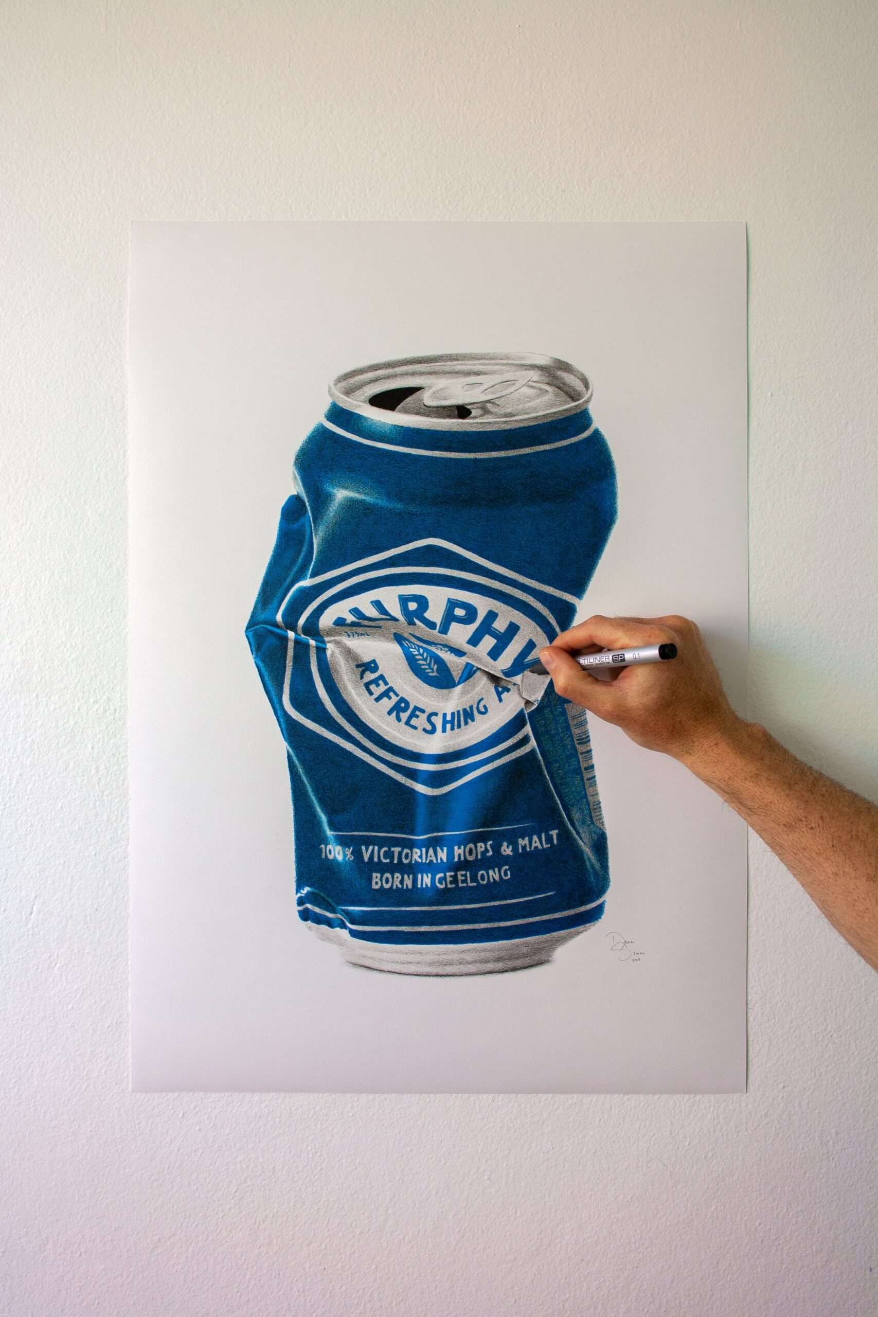 Furphy Beer Can Art Print – Australian Beer Artwork - Image 4