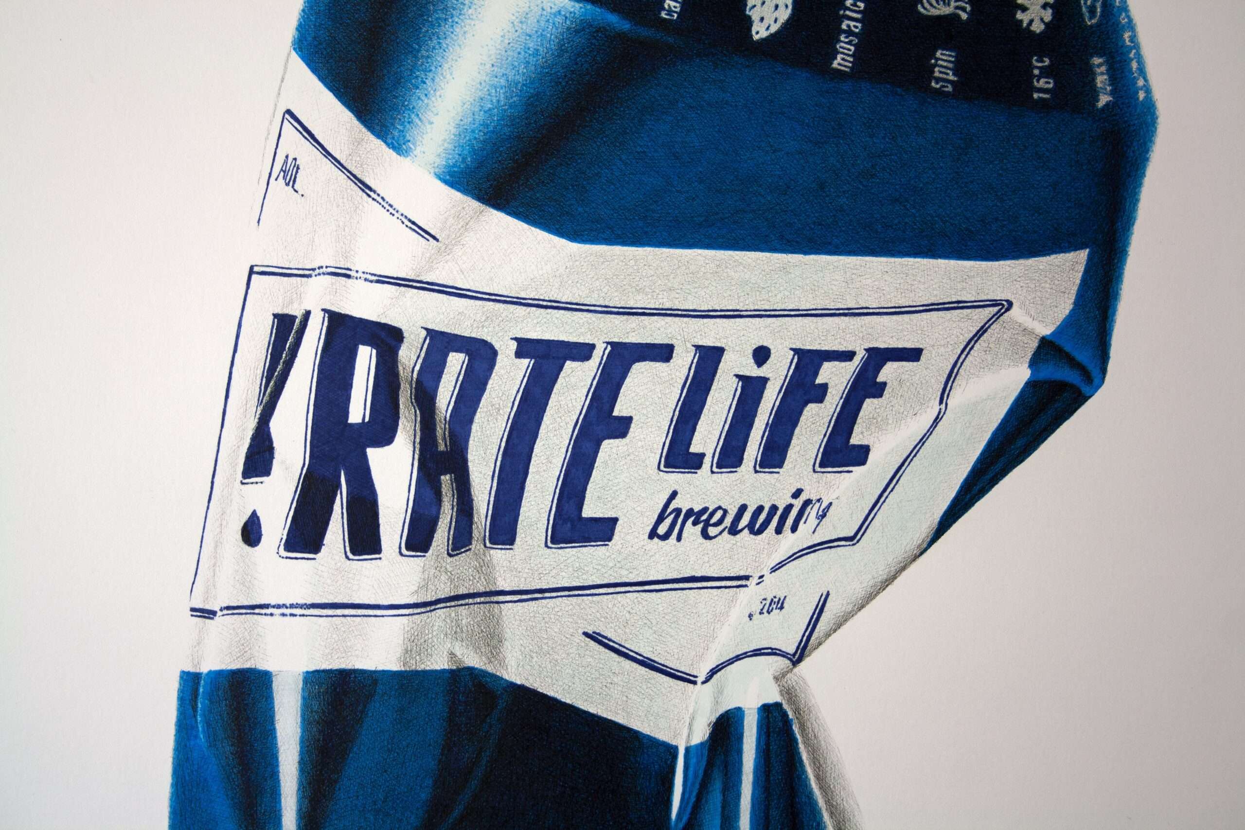 Pirate Life Beer Can Art Print – Australian Craft Beer Artwork - Image 2
