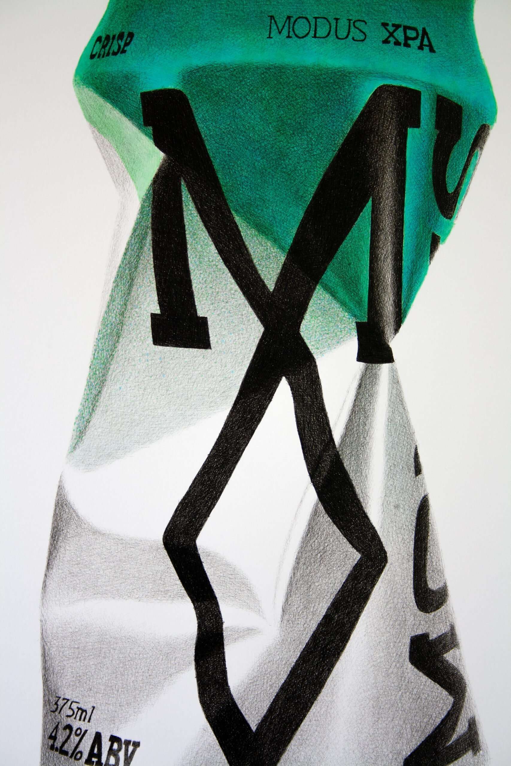 Modus XPA Beer Can Print – Crushed Tinnie Artwork - Image 2