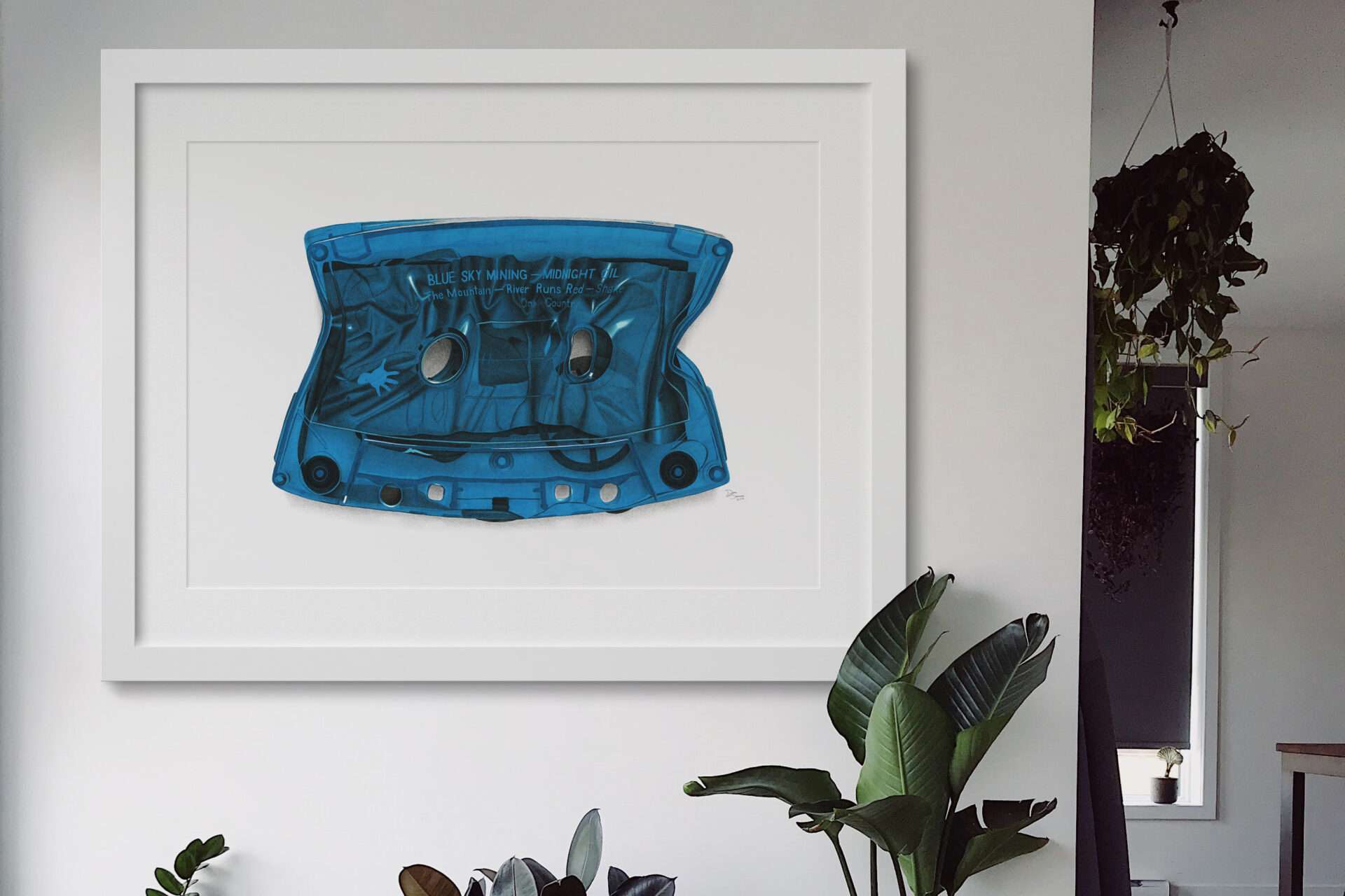 Midnight Oil Blue Sky Mining framed print