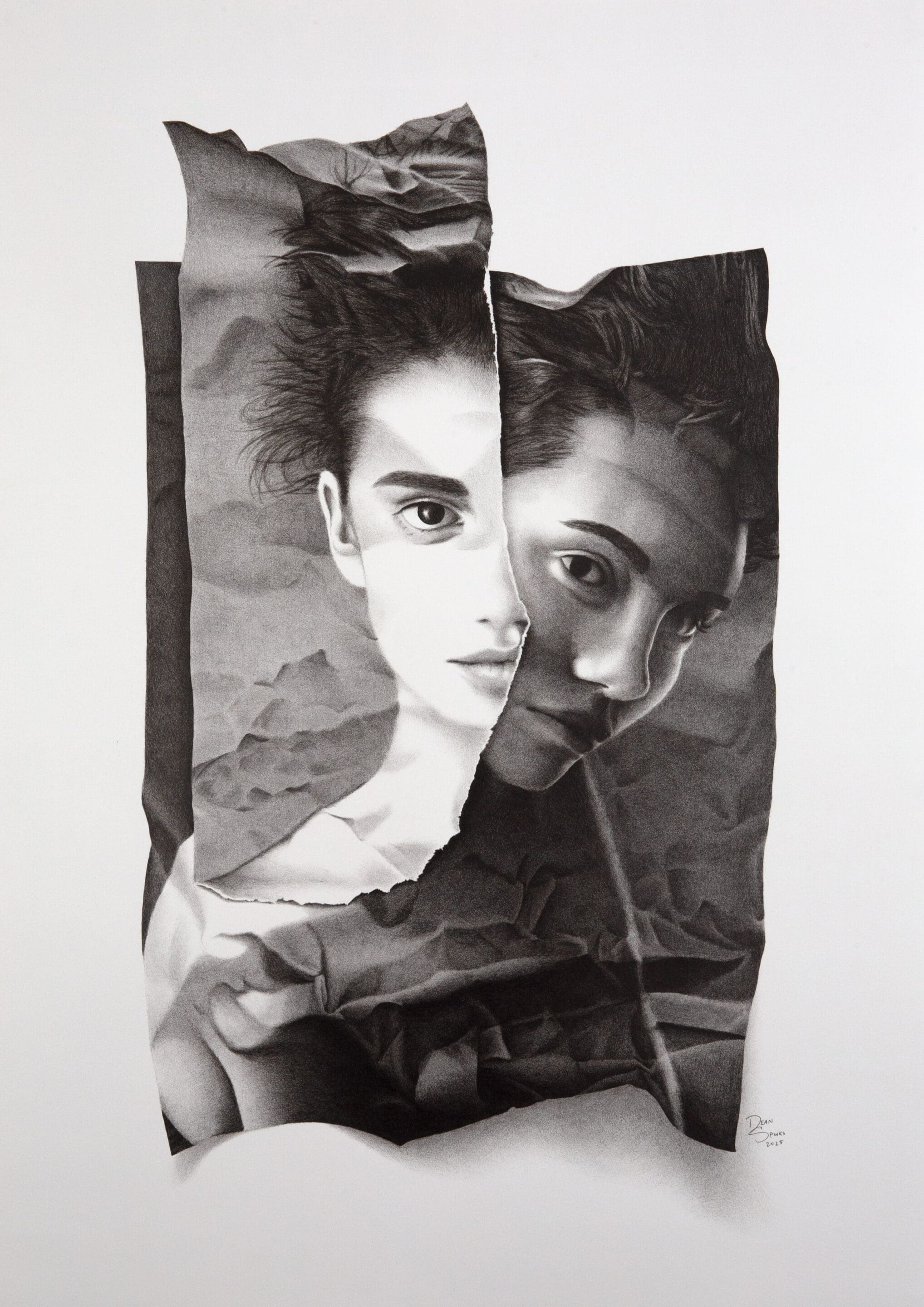 La Donna artwork from the Shattered Vanity series by Dean Spinks