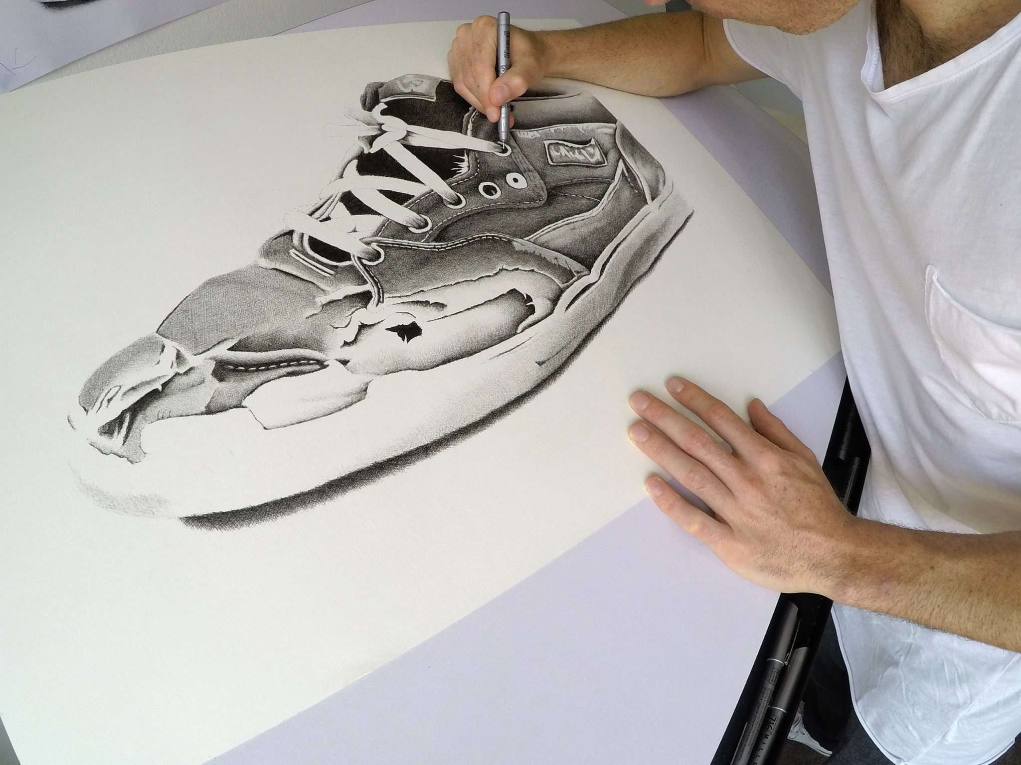 Vans Half Cab drawing