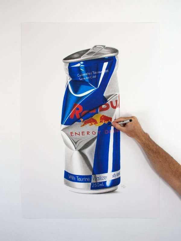Red Bull Can | Original Artwork