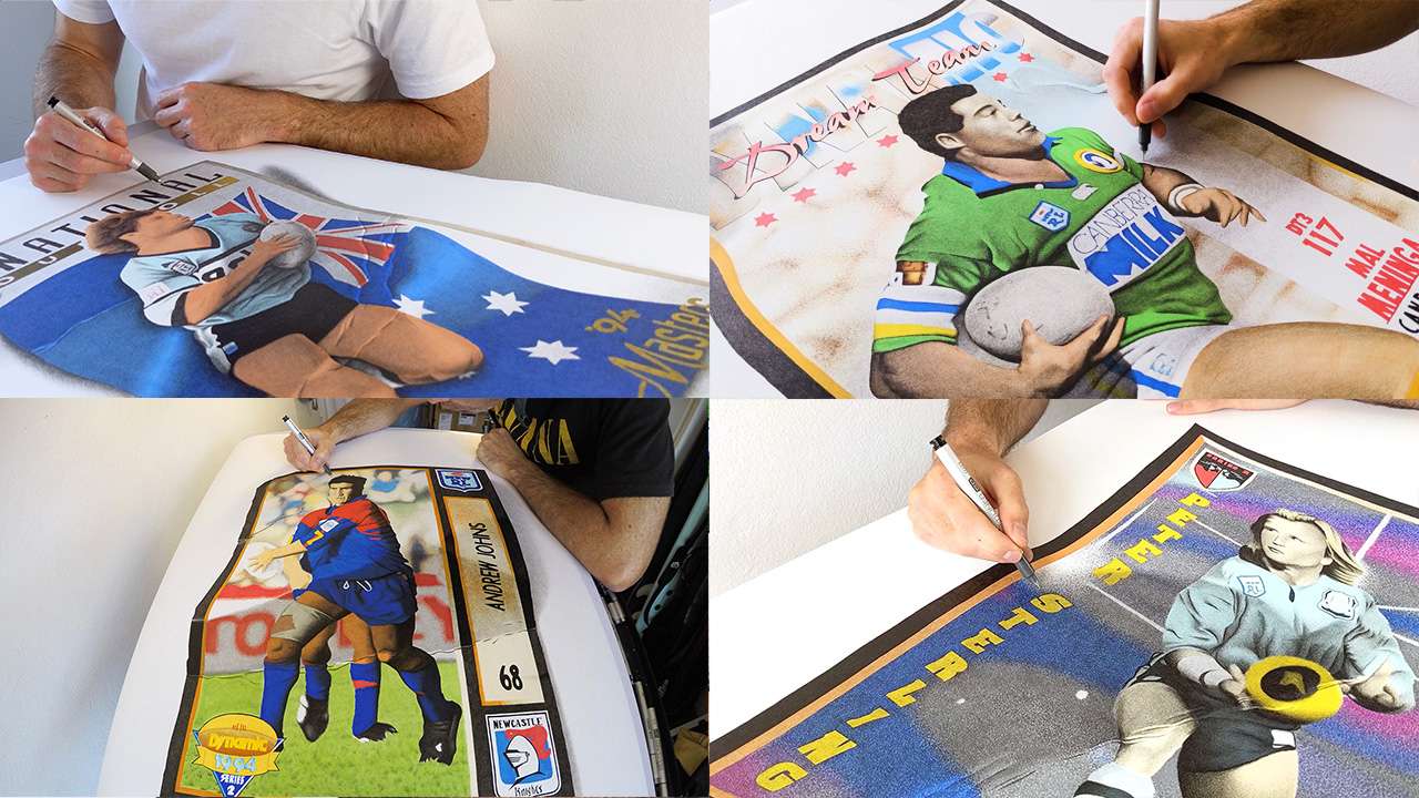 NRL Rugby League cards time lapse videos