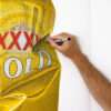 XXXX Beer Can artwork hand drawn with Copic Marker