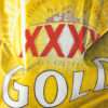 Close up of XXXX Beer Can artwork